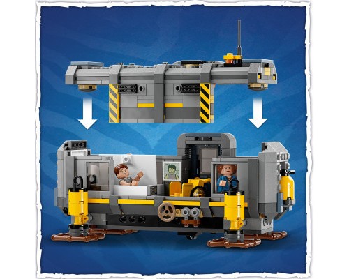 Конструктор LEGO Avatar Гори Алілуя: 26-а ділянка та вантажний конвертоплан «Самсон» 887 деталей (75573)