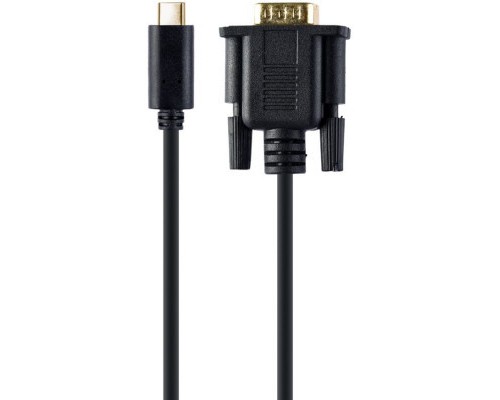 Перехідник Cablexpert USB-C to VGA/Full HD60Hz 2m (A-CM-VGAM-01) Перехідник Cablexpert USB-C to VGA/Full HD60Hz 2m (A-CM-VGAM-01)