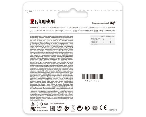 USB флеш накопичувач Kingston 64GB DataTraveler Exodia Onyx USB 3.2 Gen 1 Black (DTXON/64GB) 