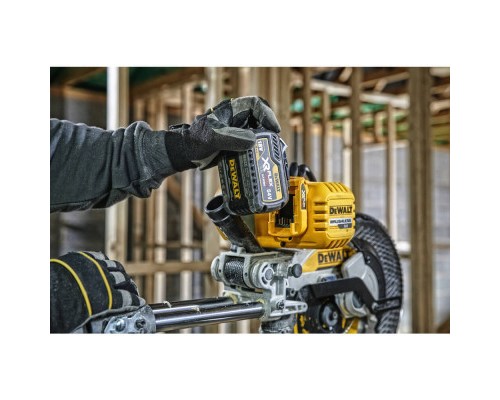 Торцювальна пила DeWALT 54В XR FLEXVOLT Li-lon, диск 250х30 мм, XPS, 20.5 кг, 2x2Ah (DCS727T2)