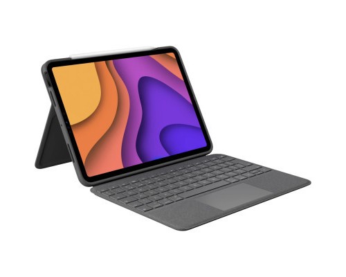 Чохол до планшета Logitech Folio Touch for iPad Air (4th gen) - OXFORD GREY - UK (L920-009968)