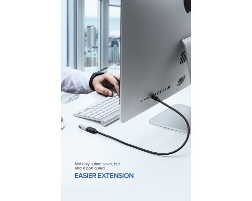 Дата кабель USB 3.0 AM/AF 2.0m US129 Black Ugreen (10373)