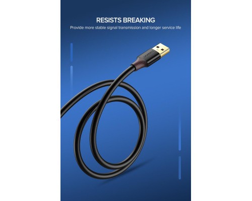 Дата кабель USB 3.0 AM/AF 2.0m US129 Black Ugreen (10373)