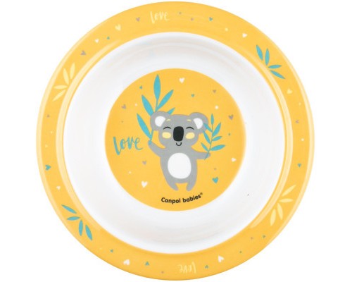 Тарілка дитяча Canpol babies Exotic Animals на присосцi 270 мл Жовт (4/519_yel) Тарілка дитяча Canpol babies Exotic Animals на присосцi 270 мл Жовт (4/519_yel)