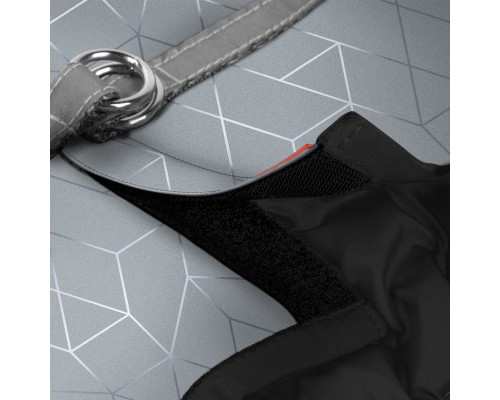 Шлея для собак WAUDOG Clothes з QR-паспортом S2 сіра (2931)