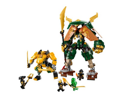 Конструктор LEGO Ninjago Командні роботи ніндзя Ллойда й Арін 764 деталей (71794)