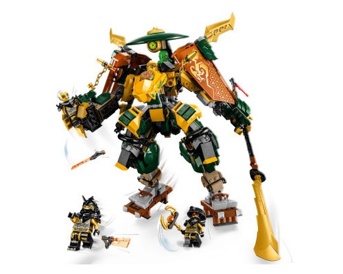 Конструктор LEGO Ninjago Командні роботи ніндзя Ллойда й Арін 764 деталей (71794)