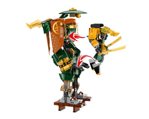 Конструктор LEGO Ninjago Командні роботи ніндзя Ллойда й Арін 764 деталей (71794)