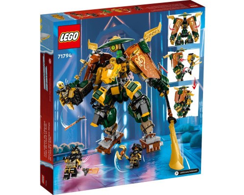Конструктор LEGO Ninjago Командні роботи ніндзя Ллойда й Арін 764 деталей (71794)