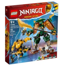 Конструктор LEGO Ninjago Командні роботи ніндзя Ллойда й Арін 764 деталей (71794)