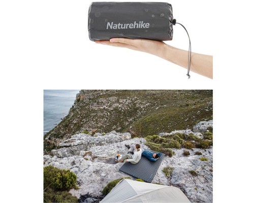 Туристичний килимок Naturehike CNH22DZ018 196x64x7 см Black (6975641888475)