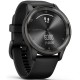 Смарт-годинник Garmin vivomove Trend, Black, Silicone, GPS (010-02665-00)