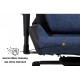 Крісло ігрове GT Racer X-8005 Dark Blue/Black