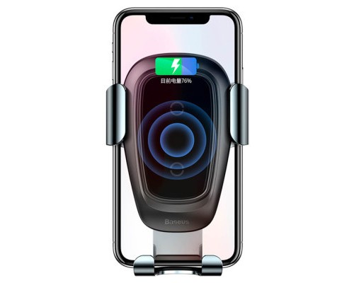 Зарядний пристрій Baseus Metal Wireless Charger Gravity Car MountTarnish (WXYL-B (676867)