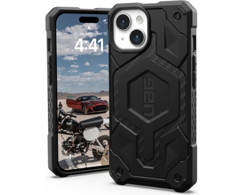 Чохол до мобільного телефона UAG Apple iPhone 15 Monarch Pro Magsafe, Carbon Fiber (114219114242)
