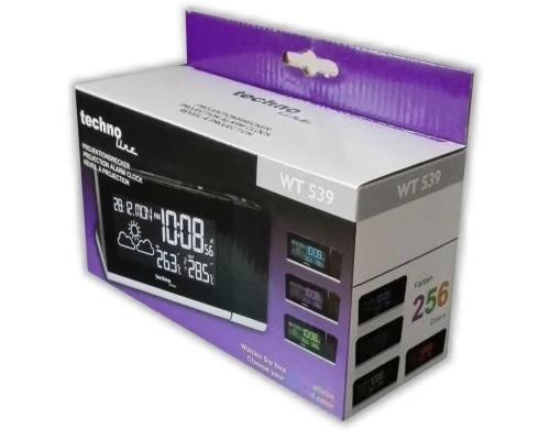 Настільний годинник Technoline WT539 проекційний Black (DAS301813) Настільний годинник Technoline WT539 проекційний Black (DAS301813)