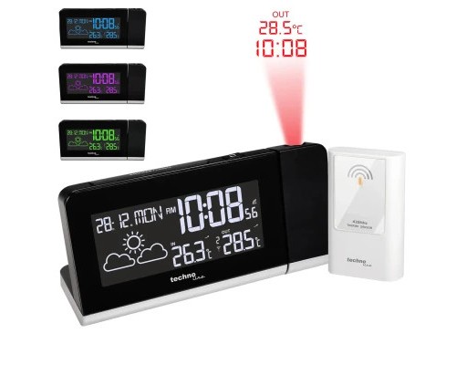Настільний годинник Technoline WT539 проекційний Black (DAS301813) Настільний годинник Technoline WT539 проекційний Black (DAS301813)