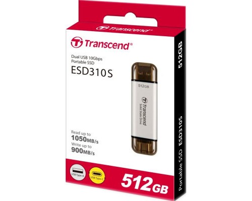 Накопичувач SSD USB 3.2 512TB ESD310 Transcend (TS512GESD310S)