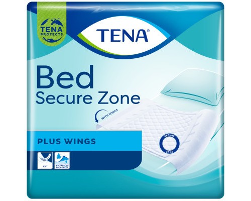 Пелюшки для малюків Tena Bed Plus Wing SZone 180х80 см 20 шт (7322540520958)