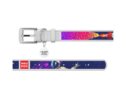 Нашийник для тварин WAUDOG Design з QR паспортом 