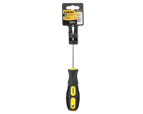Викрутка Sigma шліцева SL4.0x100мм CrV (4006321)