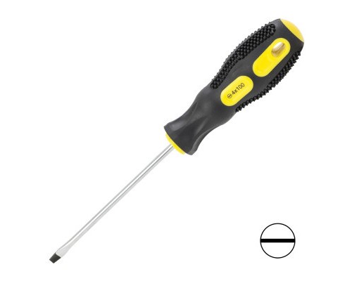 Викрутка Sigma шліцева SL4.0x100мм CrV (4006321)