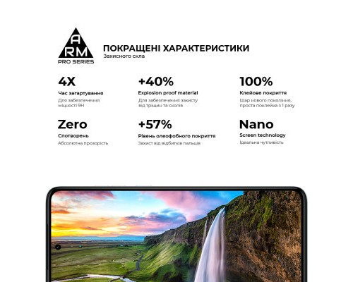 Скло захисне Armorstandart Pro Motorola G84 5G Black (ARM70890) Скло захисне Armorstandart Pro Motorola G84 5G Black (ARM70890)
