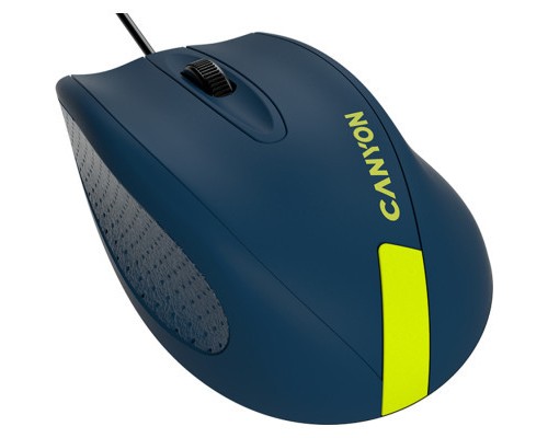 Мишка Canyon M-11 USB Blue/Yellow (CNE-CMS11BY)