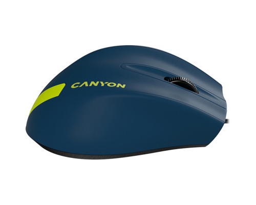 Мишка Canyon M-11 USB Blue/Yellow (CNE-CMS11BY)