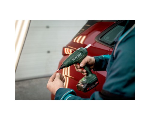 Клейовий пістолет Metabo HK 18 LTX 20, 18В, стрижні 11мм, подача 20г/хв (без АКБ та ЗП) (600797850)
