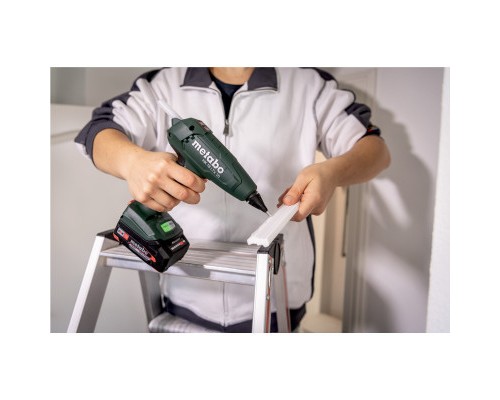 Клейовий пістолет Metabo HK 18 LTX 20, 18В, стрижні 11мм, подача 20г/хв (без АКБ та ЗП) (600797850)