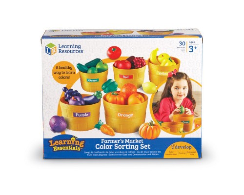 Розвиваюча іграшка Learning Resources Навчальний ігровий набір-сортер – Фермерський ринок (LER3060)