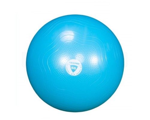 М'яч для фітнесу LivePro Anti-burst Core-fit Exercise Ball LP8201-65 синій Уні 65см (6951376102628)