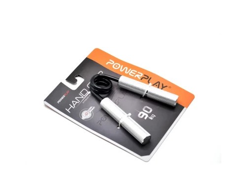 Еспандер PowerPlay -ножиці алюмінієвий 90 кг Hand Grip Срібний (PP_4322_90kg)