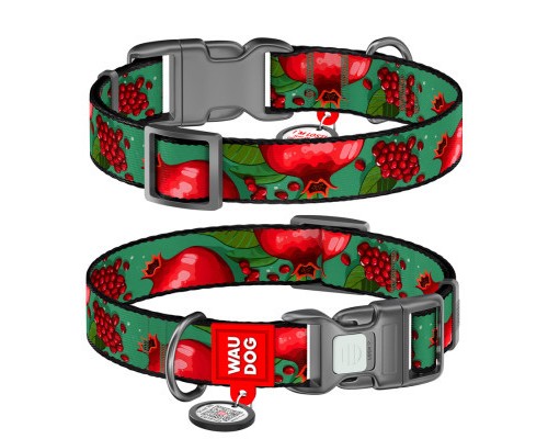 Нашийник для тварин WAUDOG Nylon з QR паспортом 