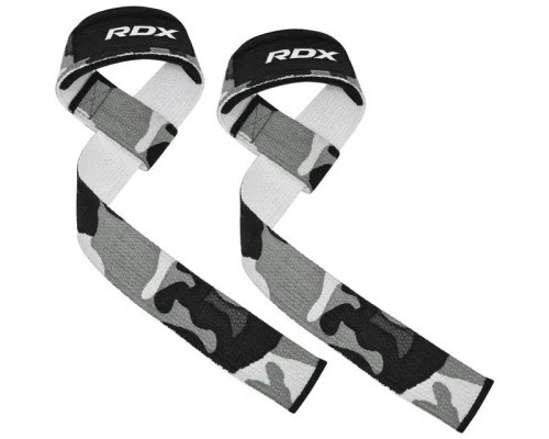 Кистьові лямки RDX W1 Gym Single Strap Camo Gray Plus (WAN-W1CG+)