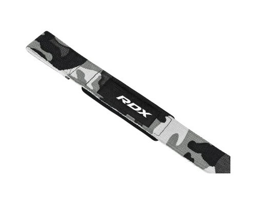 Кистьові лямки RDX W1 Gym Single Strap Camo Gray Plus (WAN-W1CG+)