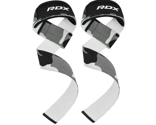 Кистьові лямки RDX W1 Gym Single Strap Camo Gray Plus (WAN-W1CG+)