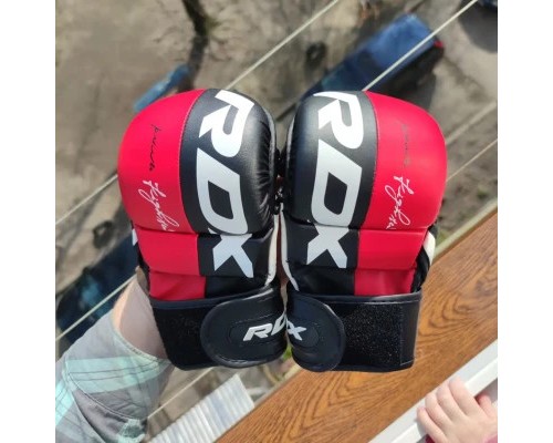 Рукавички для MMA RDX T6 Plus Rex Red L (GGR-T6R-L+)