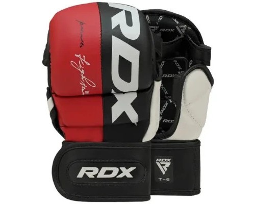 Рукавички для MMA RDX T6 Plus Rex Red L (GGR-T6R-L+)