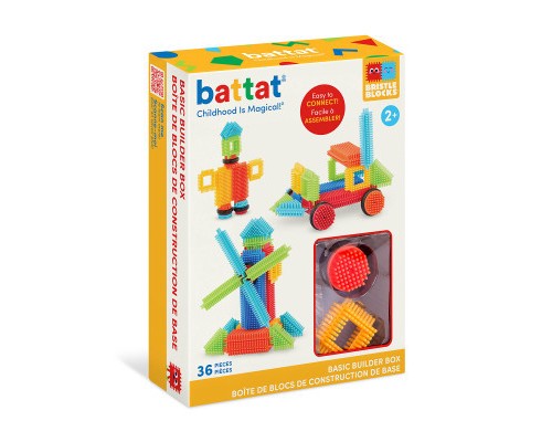 Конструктор Battat серії Bristle Blocks - Будівельник, 36 деталей (BT3099Z)