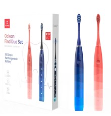 Електрична зубна щітка Oclean Find Duo Set Red and Blue (2 шт) (6970810552140)