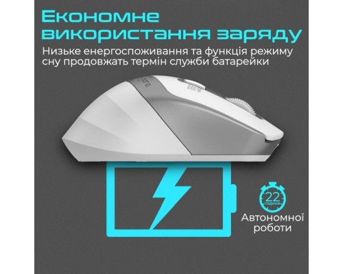 Мишка Promate Samit Wireless White (samit.white)