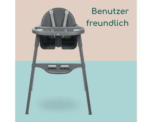 Стілець для годування Bebe Confort MEELY DARK GREY (2712551210) Стілець для годування Bebe Confort MEELY DARK GREY (2712551210)
