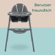 Стілець для годування Bebe Confort MEELY DARK GREY (2712551210)