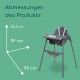 Стілець для годування Bebe Confort MEELY DARK GREY (2712551210)