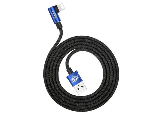 Дата кабель USB 2.0 AM to Lightning 1.0m 2A MVP Elbow Blue Baseus (CALMVP-03)