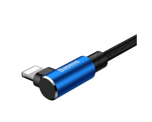 Дата кабель USB 2.0 AM to Lightning 1.0m 2A MVP Elbow Blue Baseus (CALMVP-03)