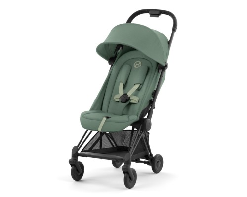 Коляска Cybex Coya Matt Black Leaf Green (522004355)