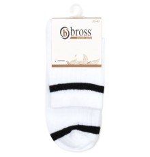 Шкарпетки дитячі Bross у рубчик (22721-13-white)